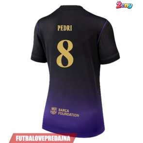 Lacne Ženy Futbalové dres Barcelona Pedri Gonzalez #8 2026-27 Krátky Rukáv - Preč